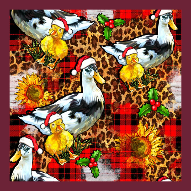 Christmas Leopard Duck Long Sleeve Tee by FaDigitalArtStudio | Teevron