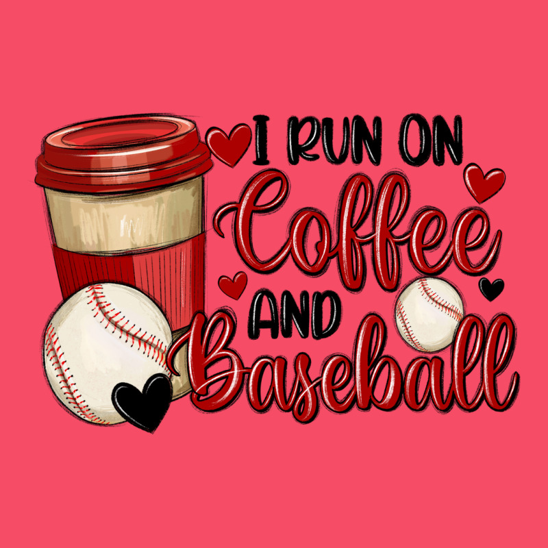 I Run On Coffee And Baseball Premium Sweatshirt by MaliasSmallBusiness | Teevron