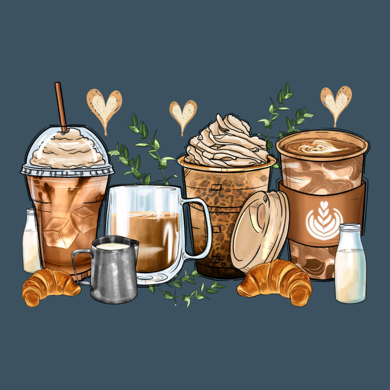 Latte Coffee Cups Urban Heavy Tee by Zillion Design Studio | Teevron