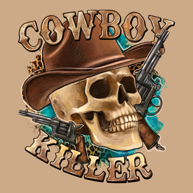 Cowboy Killer With Skull Vintage Hoodie by texasbilliewilder | Teevron