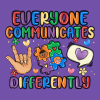 Everyone Communicates Differently Premium Sweatshirt | Teevron