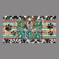 Dog Mom English Bulldog License Plate Template Vintage Tee | Teevron