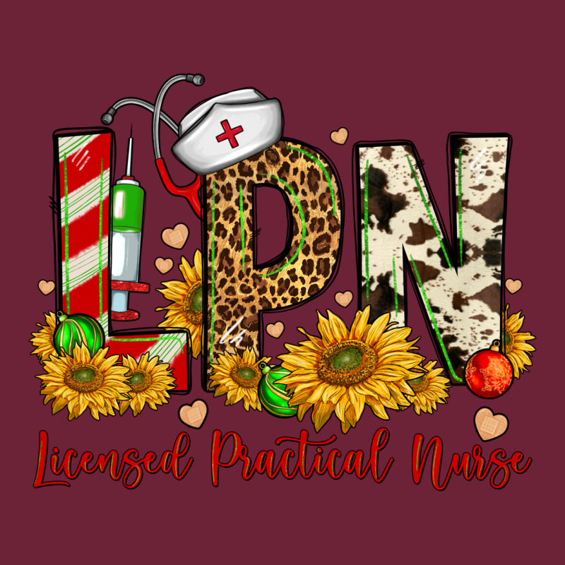 Christmas Lpn Licensed Practical Nurse Long Sleeve Tee by FaDigitalArtStudio | Teevron