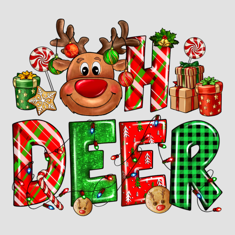 Oh Deer Reindeer Premium Hoodie by NancyCooperArtShop | Teevron