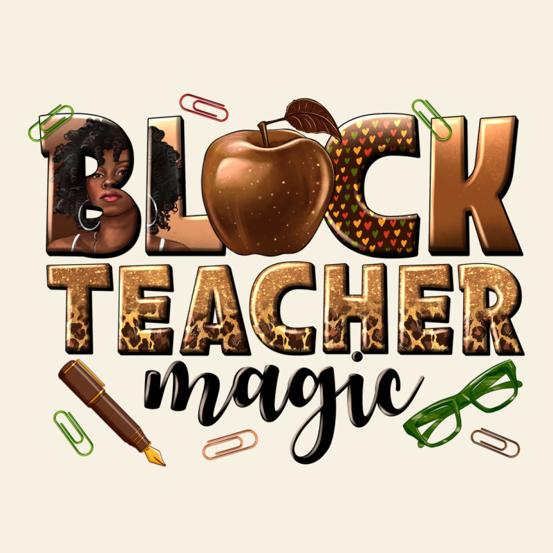 Black Teacher Magic Melanin Vintage Tee by texasbilliewilder | Teevron