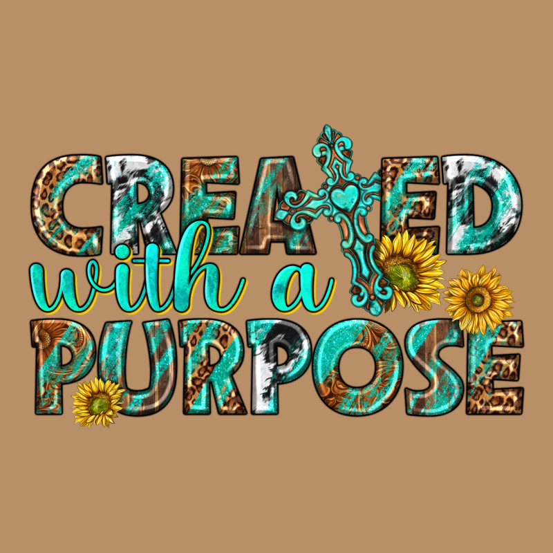 Created With A Purpose Vintage Hoodie by texasbilliewilder | Teevron