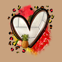 Fruits And Volleyball Heart Vintage Tee | Teevron