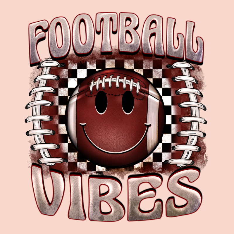 Football Vibes Smiley Face Urban Hoodie by BarkalooDesign | Teevron