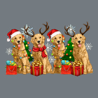 Golden Dogs With Christmas Heavyweight Sweatshirt | Teevron