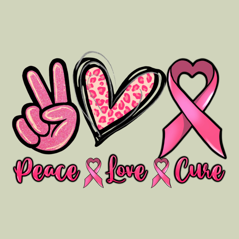 Peace Love Cure Heavyweight Hoodie by NancyCooperArtShop | Teevron