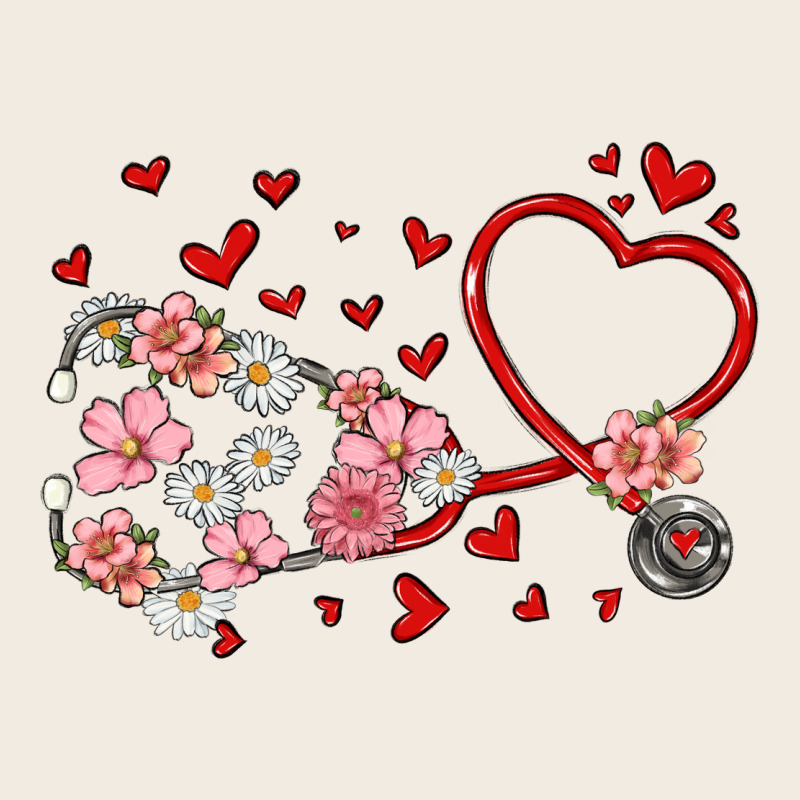 Valentine's Day Stethoscope Premium Sweatshirt by MaliasSmallBusiness | Teevron