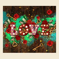 Love  And Leopard With Keys Premium Hoodie | Teevron