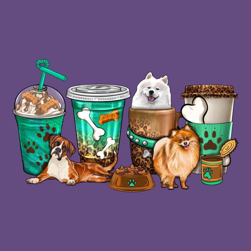 Dog Coffee Cups Vintage Hoodie by texasbilliewilder | Teevron