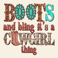 Boots And Bling Its A Cowgirl Thing Vintage Tee | Teevron