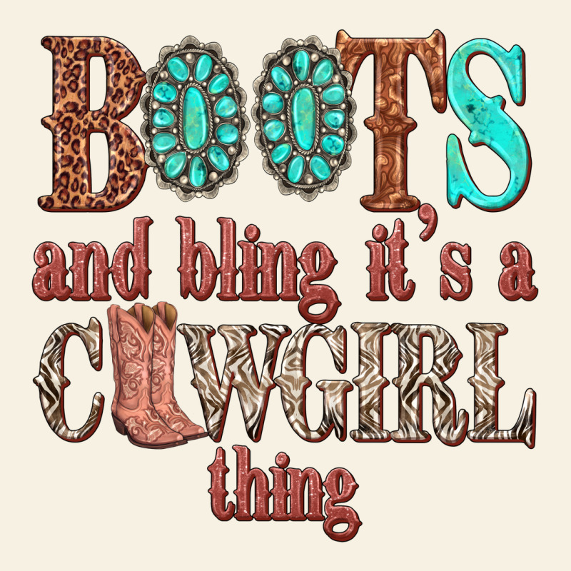 Boots And Bling Its A Cowgirl Thing Vintage Tee by texasbilliewilder | Teevron