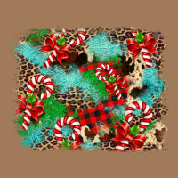 Christmas Plaid Turquoise Glitter Cowhide Classic Tee | Teevron