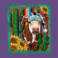 Western Christmas Cow Vintage Hoodie | Teevron