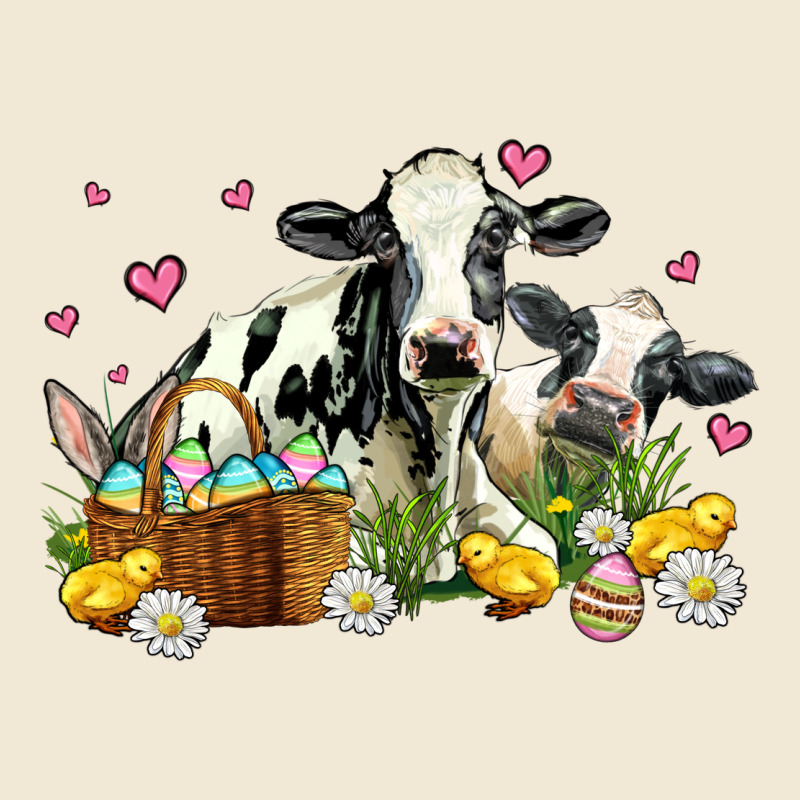 Easter Cows With Chicks Ladies Tee by AdoDesignShop | Teevron