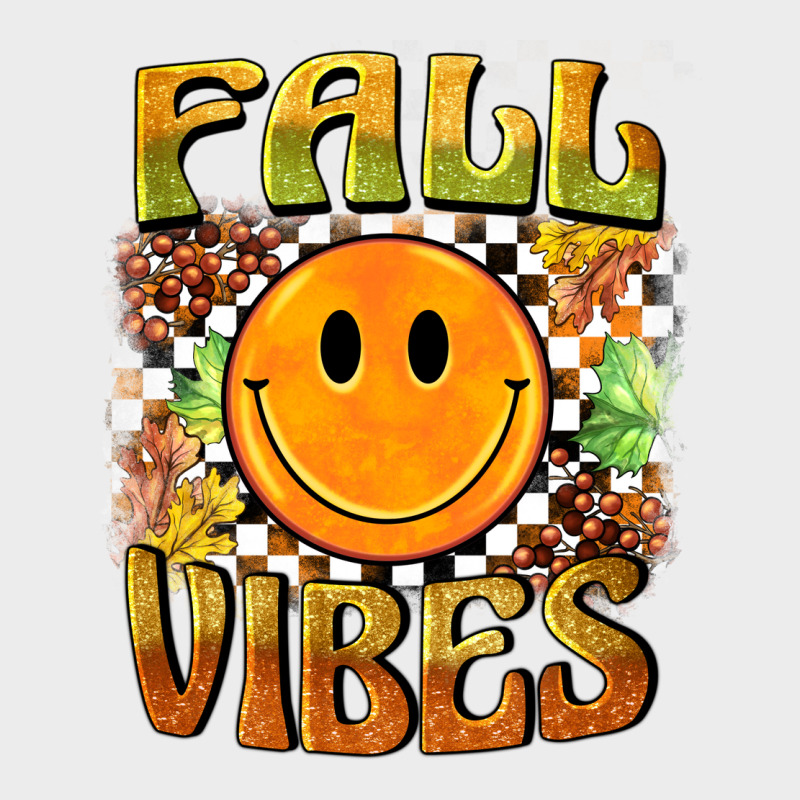 Fall Vibes Smiley Face Urban Hoodie by BarkalooDesign | Teevron