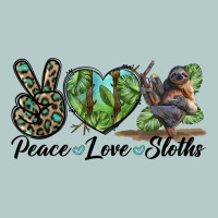 Peace Love Sloths Heavy Core Tee | Teevron