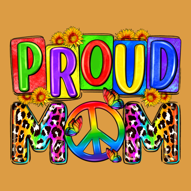 Proud Mom Lgbt Urban Heavy Tee by Zillion Design Studio | Teevron