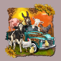 Farm Truck With Farm Animals Vintage Hoodie | Teevron