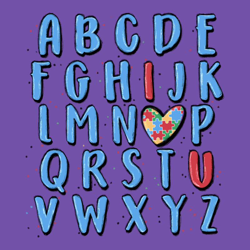 Alphabet Autism Awareness Premium Sweatshirt by MaliasSmallBusiness | Teevron