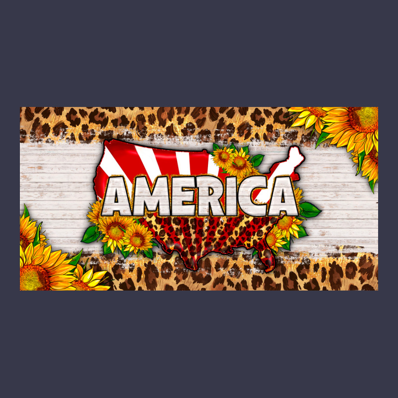 America Map Sunflower License Plate Long Sleeve Tee by HRA Design Shop | Teevron