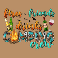 Fires Friends Drinks Camping Crew Vintage Hoodie | Teevron