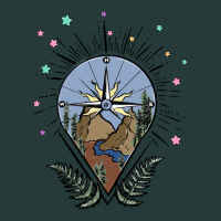 Compass With Mountain Premium Sweatshirt | Teevron