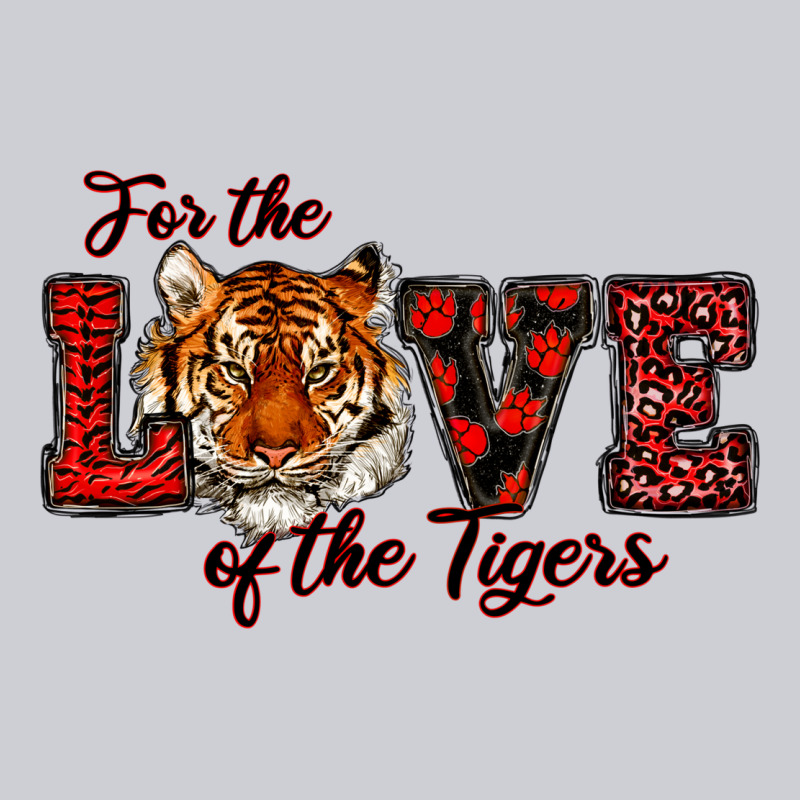 For The Love Of The Tigers Red Heavyweight Sweatshirt by RanaPortraitStore | Teevron