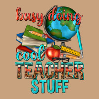 Busy Doing Cool Teacher Stuff Vintage Tee | Teevron