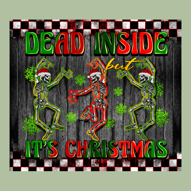 Dead Inside But It's Christmas Dancing Skeletons Urban Hoodie by BarkalooDesign | Teevron