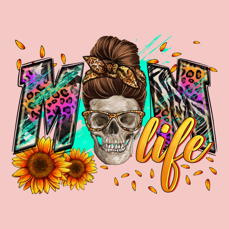 Mom Life With Skull Urban Heavy Tee by Zillion Design Studio | Teevron