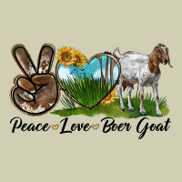 Peace Love Boer Goat Heavy Core Tee | Teevron
