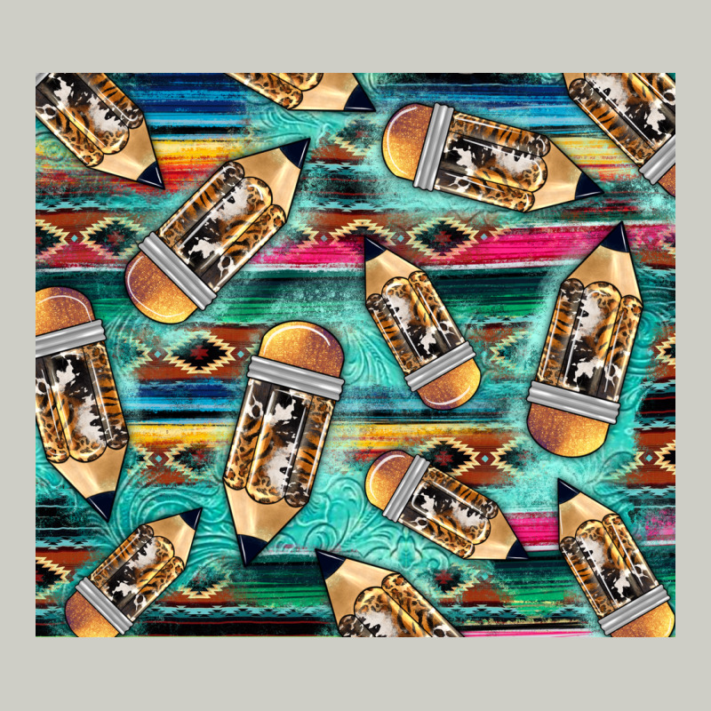 Western Teacher Pencil Heavyweight Hoodie by LillyAllenDesigns | Teevron