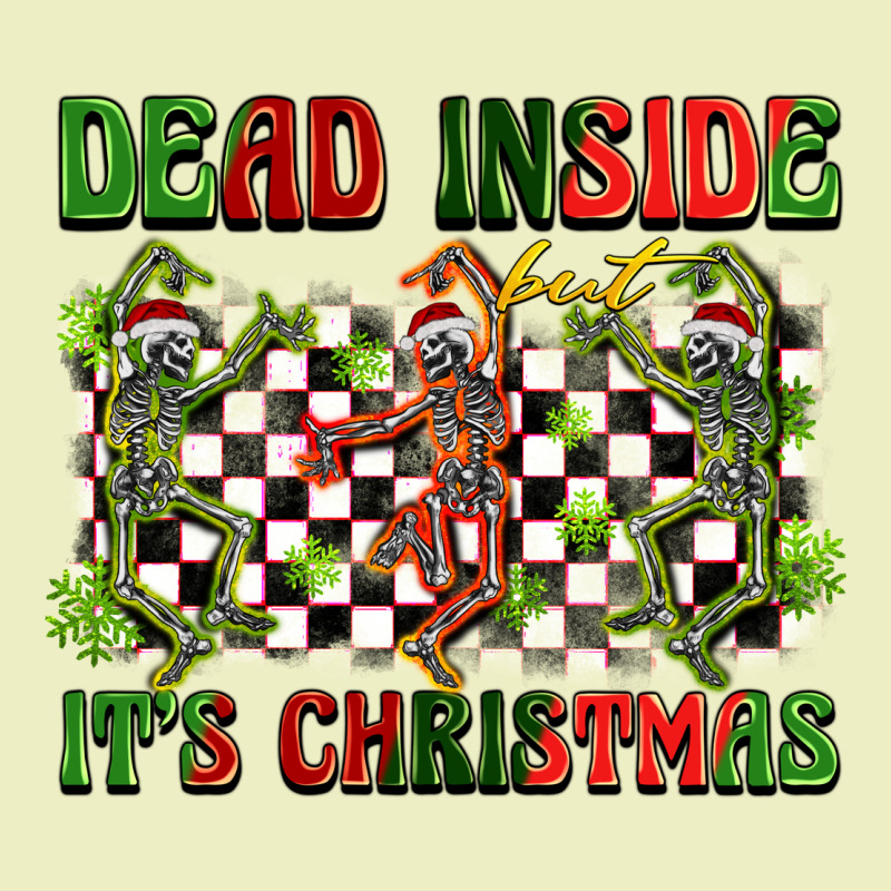 Dead Inside But It's Christmas Dancing Skeletons Urban Hoodie by BarkalooDesign | Teevron