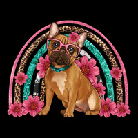 French Bulldog Floral Rainbow Premium Tee | Teevron