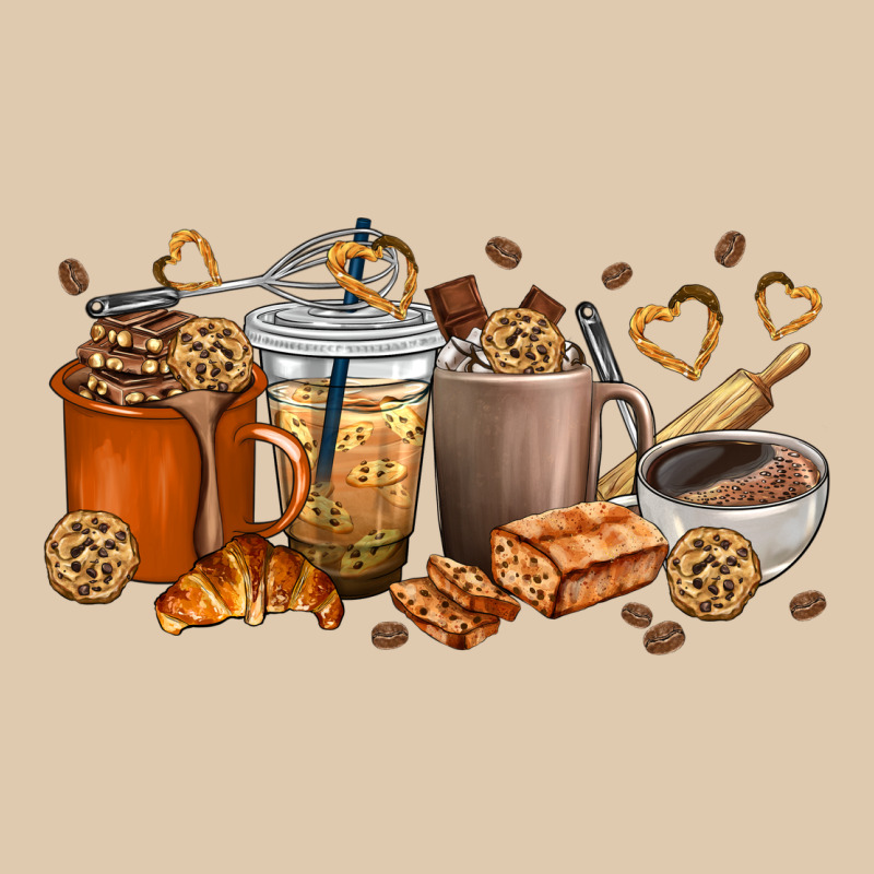 Cookie Coffee Cups Heavyweight Sweatshirt by texasbilliewilder | Teevron