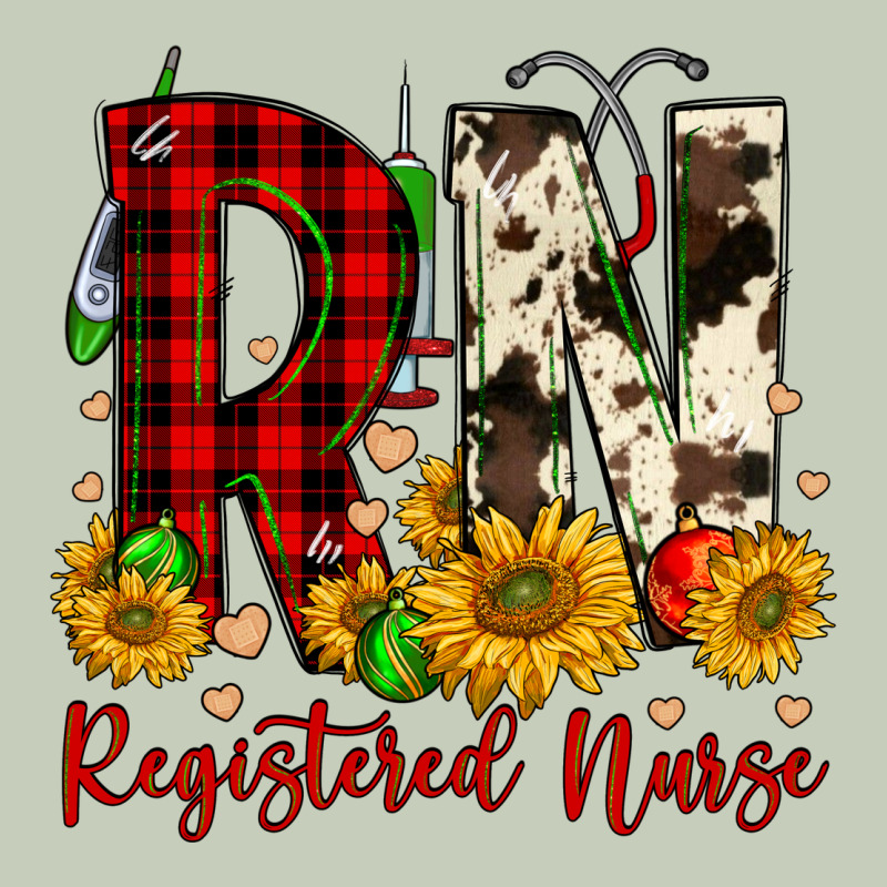 Christmas Rn Registered Nurse Long Sleeve Tee by FaDigitalArtStudio | Teevron