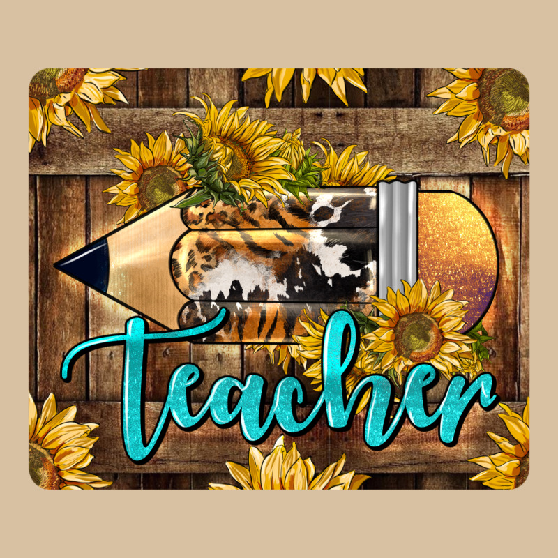 Western Teacher Pencil With Sunflowers Heavyweight Hoodie by LillyAllenDesigns | Teevron
