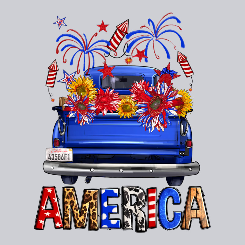 Western Fourth Of July America Truck Classic Tee by FaDigitalArtStudio | Teevron