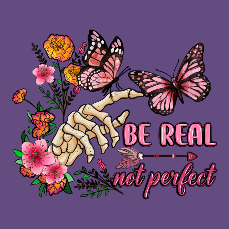 Be Real Not Perfect Vintage Hoodie by JahusDesignShop | Teevron