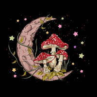 Moon And Mushrooms Premium Sweatshirt | Teevron
