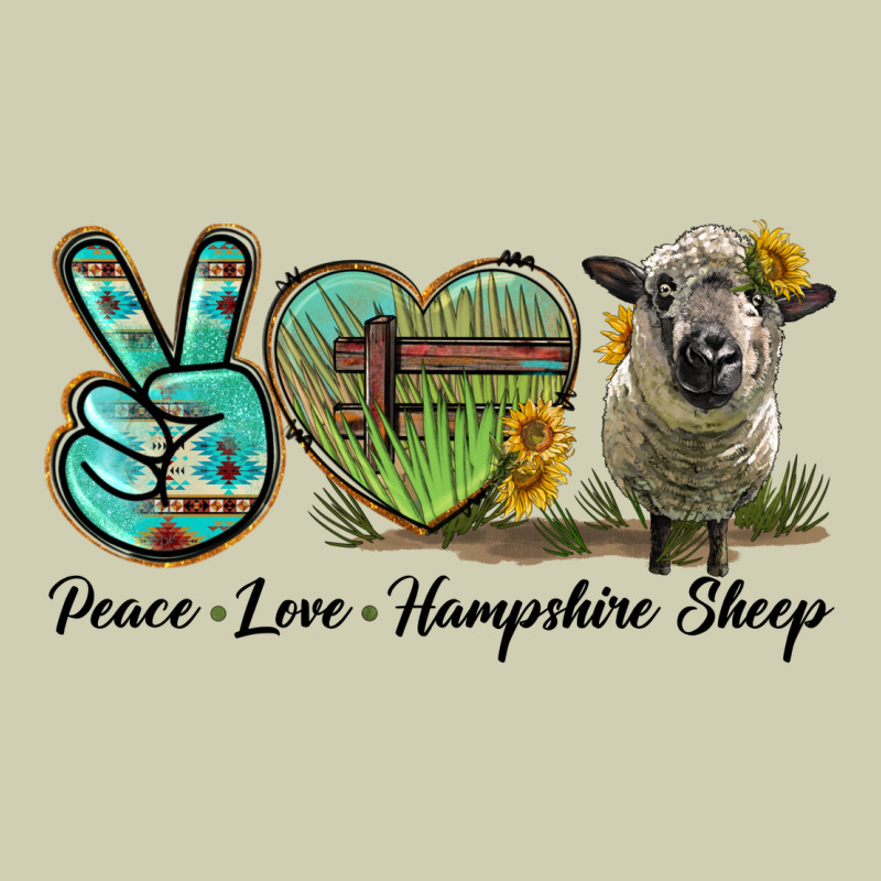Peace Love Hampshire Sheep Heavy Core Tee by LillyAllenDesigns | Teevron