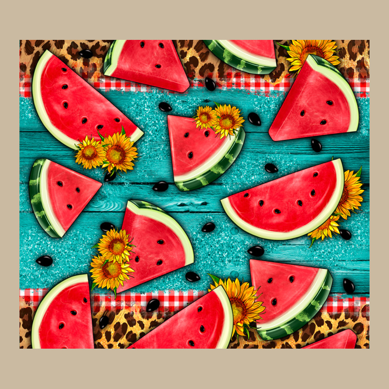 Watermelon And Sunflowers Long Sleeve Tee by HRA Design Shop | Teevron