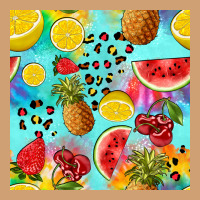 Fruits Tie Dye Seamless Pattern Vintage Tee | Teevron
