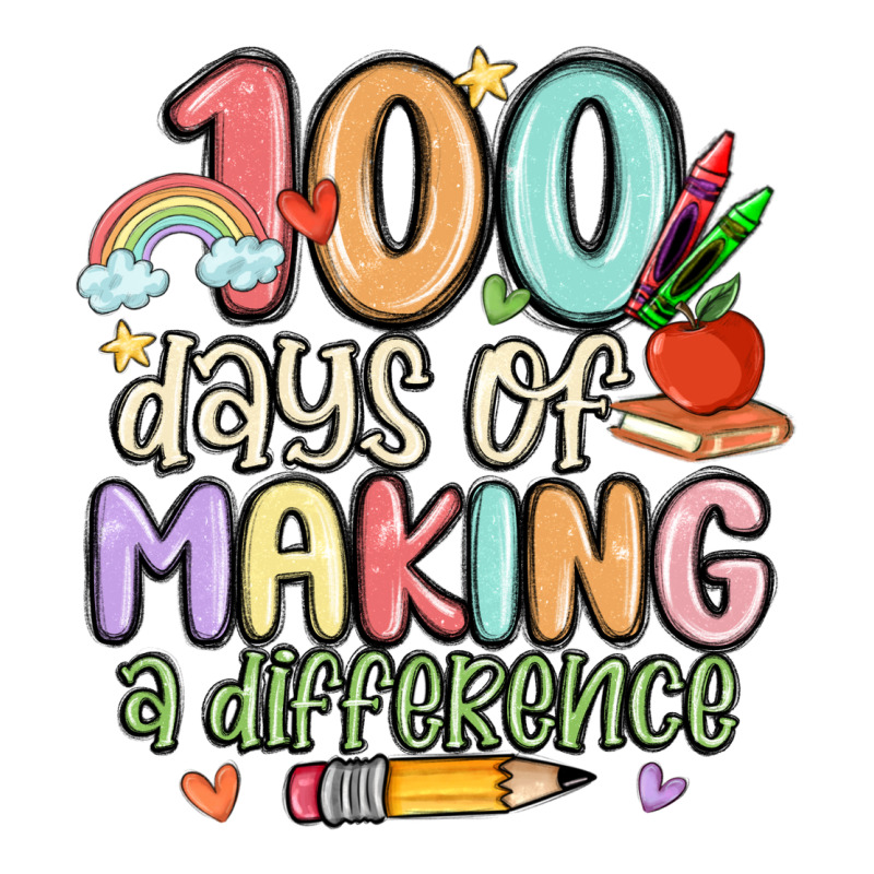 100 Days Of Making A Difference Premium Sweatshirt by MaliasSmallBusiness | Teevron