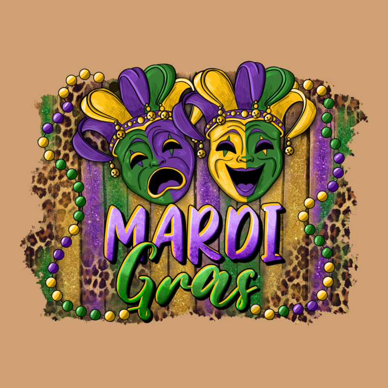 Mardi Gras Mask With Leopard Background Vintage Tee by RanaPortraitStore | Teevron