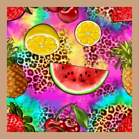 Fruits Leopard Tie Dye Seamless Pattern Vintage Tee | Teevron